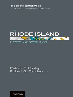 cover image of The Rhode Island State Constitution